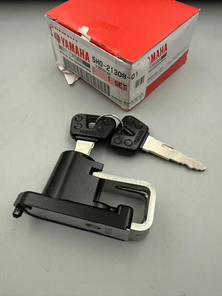 Yamaha Helmschloss DT50 DT80 MX DT50R DT125R XT600 XT550 XT500 DT175 DT250 DT400 TT600 helmet hanger Original 55E-21308-00 Or